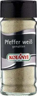 Zdjęcie produktu dla Kotanyi pieprz biały mielony i suszony o intensywnym smaku 39g