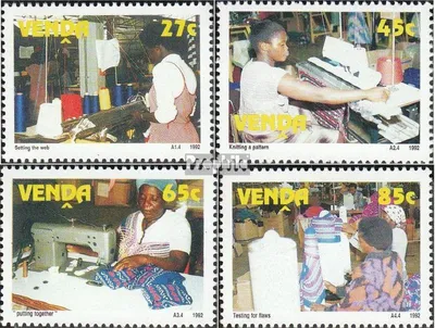 Produktbild von Briefmarken Südafrika - Venda 1992 Mi 233-236 (kompl.Ausg.) gestempelt Bekleidungsindustrie