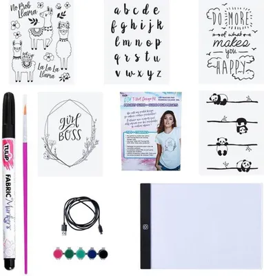 Obrázok produktu pre Tulipán | Diy viedol T-shirt design kit