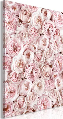 Produktbild von Vlies Leinwandbild - Flowers From the Garden (1 Part) Vertical 40x60 cm Blumen b-B-0599-b-a