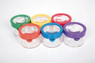Obrázok produktu pre Tickit Rainbow Viewers, Zväčšovacie sklo, Biológia, 3 rok / roky, Modrá, Zelená, Oranžová, Purpurová, Červená, Žltá