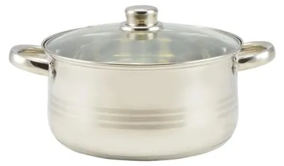 Produktbild von Edelstahl-Kochtopf, 7 Liter, 26,8 cm, Artikelnummer 50991