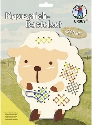 Produktbild von Kreuzstich-Bastelset Schaf