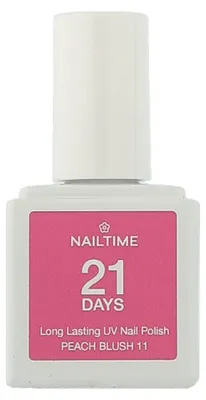 Imagen del producto de Esmalte de uñas UV de larga duración "Nailtime", 21 días de duración, color: 11 "Peach Blush" (8 ml)