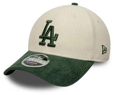 Produktbild von New Era MLB 9FORTY M-Crown Cord Cap Los Angeles Dodgers beige/green