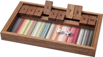 Produktbild von Würfelspiel in einer Holzbox, REMEMBER