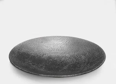 Produktbild von Lambert Kaori Teller Rochen-Optik schwarz / metallic, D 27,5 cm, Stoneware 20504