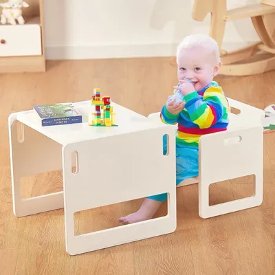 Produktbild von Montessori Tisch- und Stuhlset für Kleinkinder