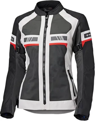 Image de Veste de moto en textile pour femme Held Tropic 4 Mesh, gris/rouge, L