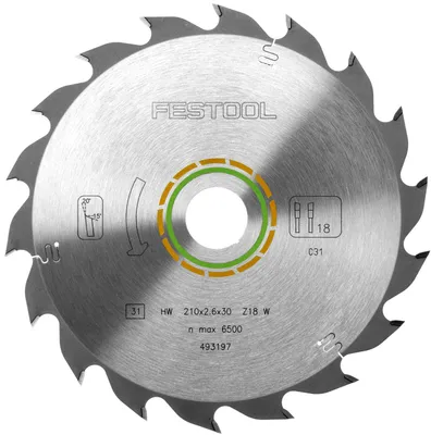 Produktbild von Festool Standard-Sägeblatt 210x2,6x30 W18 | 493197