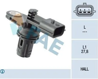 Produktbild von FAE Nockenwelleposition Sensor für NISSAN Qashqai / Qashqai +2 I (J10, NJ10) Nockenwellen 79360