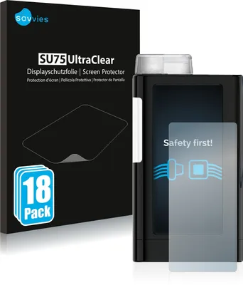 Produktbild von 18x Für Mylife YpsoPump Schutzfolie Savvies Displayschutz Display Schutz Folie Klar Transparent