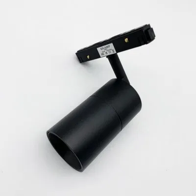 Image de Spot LED sur Rail Magnétique 48V 15W Orientable NOIR - Blanc Neutre 4000K - 5500K