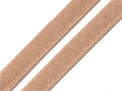 Obrázek produktu pro Paspulka bavlněná, výpustek 12 mm, béžová, metráž / 1 m