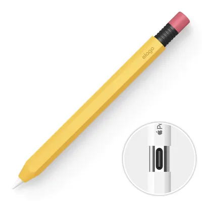 Produktbild von Elago Classic Pencil Case für Apple Pencil (USB-C) Gelb