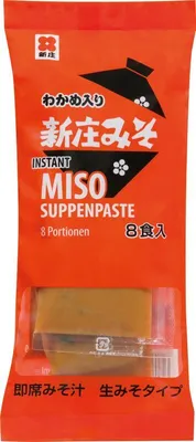 Produktbild von [ 8x 20g = 160g ] SHINJYO 8 Portionen á 20g Instant Miso Suppenpaste / Miso-Suppe