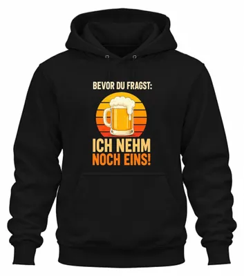 Obrázok produktu pre Než sa opýtate, ešte si dám jedno pivo. Pijem, oslavujem. Mikina s kapucňou, čierna, veľkosť XL