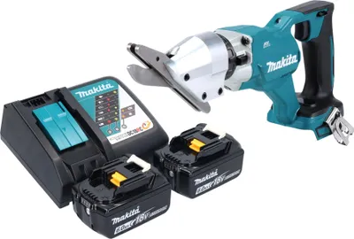Zdjęcie produktu dla Akumulatorowe nożyce do cięcia cementu Makita DJS 800 RG 18 V bezszczotkowe + 2x akumulator 6,0 Ah + ładowarka