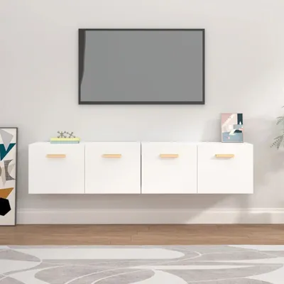 Obrázek produktu pro vidaXL Nástěnné skříňky 2 ks. Bílé 80x35x36,5 cm odvozené dřevo výrobek