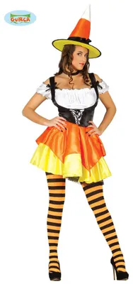 Produktbild von y Hexen Kostüm für Damen Gr. S und M, Größe:M