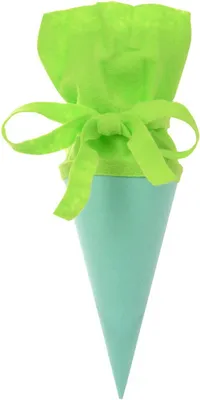 Produktbild von Goldbuch Bastelkegel 15 cm, mintfarben, mit Filzverschluss