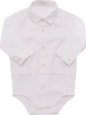 Zdjęcie produktu dla 7842AP body camicia bimbo IL GUFO body chłopięce dziecięce