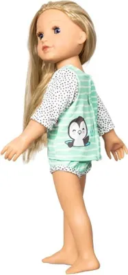 Produktbild von Heless GmbH Puppen-Schwimm-Outfit Pinguin Pünktchen, 2-teilig, Gr. 28-35 cm 4