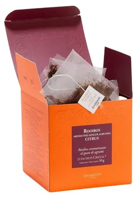 Image de Dammann Frères, Rooibos aux agrumes (25 sachets)