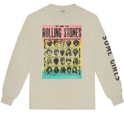 Produktbild von The Rolling Stones Some Girls (Back & Sleeve Print) Sand XL T-Shirt
