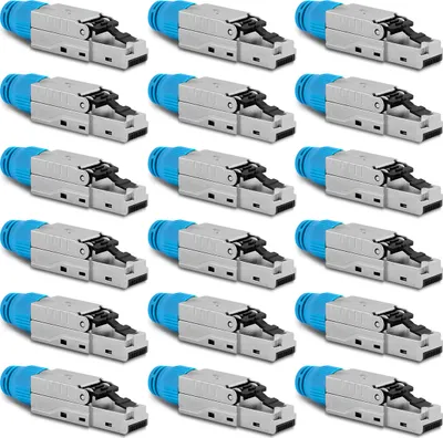 Produktbild von Netzwerkstecker Cat8 CAT8.1 RJ45 Stecker 18 Steckverbinder werkzeuglos geschirmt
