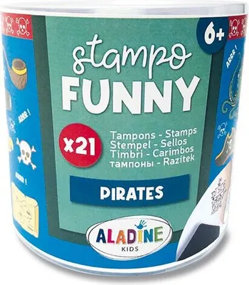 Produktbild von ALADINE - Kinder Stempel Funny Piraten