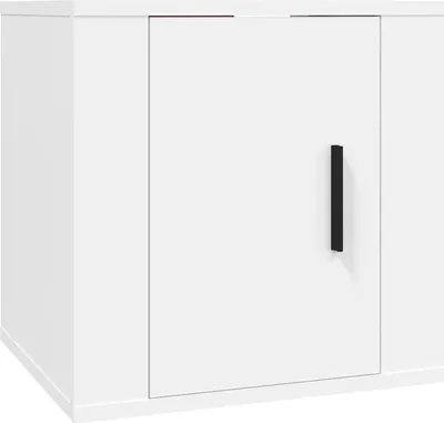 Obrázek produktu pro Nástěnná TV skříňka bílá 40 x 34,5 x 40 cm