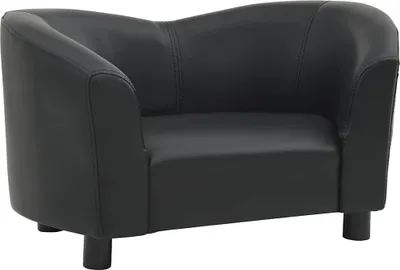 Obrázek produktu pro vidaXL Pohovka pro psy černá 67x41x39 cm umělá kůže