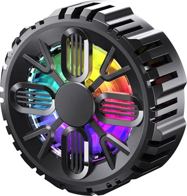 Produktbild von L06 Schnelle Kühlung Smart Phone Radiator magnetische Suction Bunte kleine Fan-Halbleiter Kühlung Mobile Kühler Schwarz