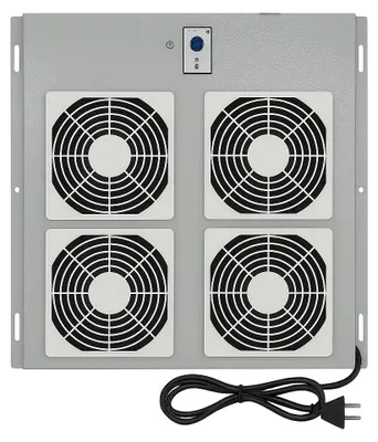 Obrázok produktu pre Ventilačná jednotka so 4 ventilátormi a termostatom pre vonkajšie sieťové skrine