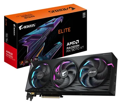 Immagine prodotto di Gigabyte Radeon RX9070 XT Elite 16GB GDDR6 2xHDMI 2xDP