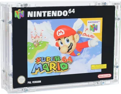 Produktbild von Verschraubtes Case aus Acrylglas für ein Nintendo N64 Spiel in/ Schutzbox / Schutzhülle / Protector / UV-Schutz / Transparent / Games  - Zeigis®