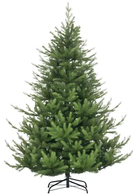 Immagine prodotto di Albero di Natale, abete artificiale, aspetto realistico, montaggio rapido, plastica, verde, 136 x 136 x 180cm