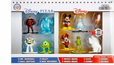 Zdjęcie produktu dla Jada Toys Disney Nano Metalfigs Diecast Minifigures 10-pack Wave 1 4 cm JADA98855