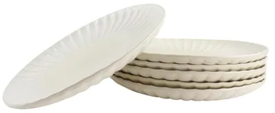 Image de Assiettes de table décoratives, set de 6, diamètre 32 cm