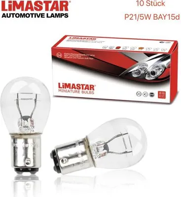 Produktbild von 10 Stück 12V 21/5W BAY15d P21/5W Glühlampe Glühbirne Lampe Autolampe