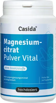 Produktbild von Casida Magnesiumcitrat Pulver Vital, 200 g Pulver