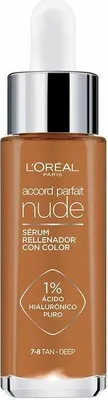 Produktbild von L'Oréal Paris - Perfekte Abstimmung Nude Aufpolsterndes Getöntes Serum - 7/8 Tan Deep