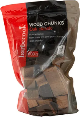 Produktbild von Barbecook Räuchermehl Holz chunks Eiche klassisch Grillzubehör 900 g