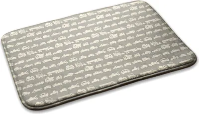 Produktbild von Teppich Kinderteppich Schlafzimmer Modern - 75 cm x 45 cm - Fahrzeuge In Einem Muster