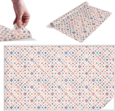 Zdjęcie produktu dla Folia witrażowa na okna - 116x200 cm - Folia witrażowa na okna, dekoracyjna i nieprzezroczysta - Samoprzylepna folia dekoracyjna w witrażowy wzór - Ochrona UV, łatwa w montażu, dekoracja okien - Kolorowe wzory