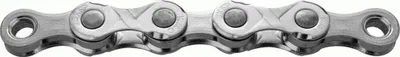 Produktbild von Fahrrad Kette, KMC Fahrradkette, e11 Silver, 1/2" x 11/128", 122 Glieder, 11-fach, silber