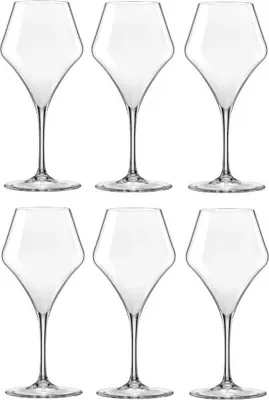 Produktbild von RONA Aram Weinglas 500 ml - Gehärtetes Kristallglas - Rotweingläser - 6 Stück