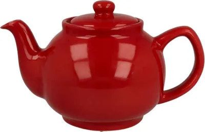Produktbild von Keramik-Teekanne Serie Timm, 1,0 Liter, rot, zur Zubereitung von Teespezialitäten