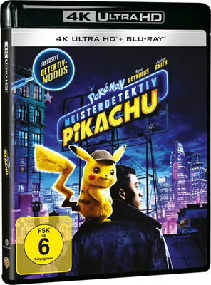 Produktbild von Pokémon Meisterdetektiv Pikachu 4K, 1 UHD-Blu-ray + 1 Blu-ray